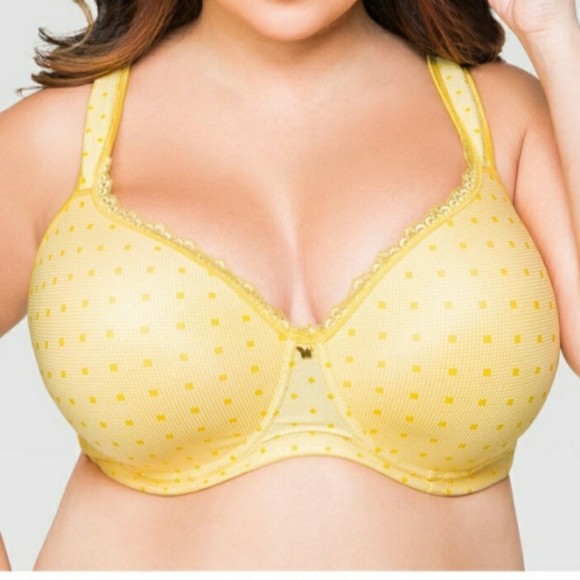 Ashley Stewart Other - Ashley Stewart Butterfly Yellow Bra Womens Plus Size 44DD NWT